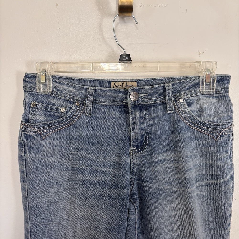 EARL JEANS Women's RN#89302 STRAIGHT‎ LEG Stretch Medium Wash - Size 6 - Picture 5 of 14